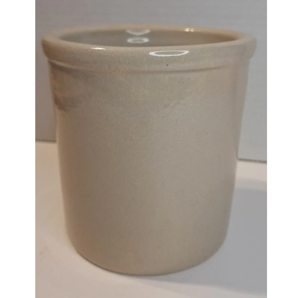 Vtg Robinson Ransbottom Happy Mother's Day Stoneware Crock Bunny Rabbit‎ Pottery